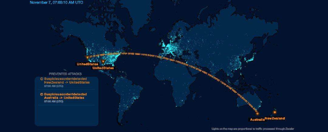 Global Threat Map Dashboard